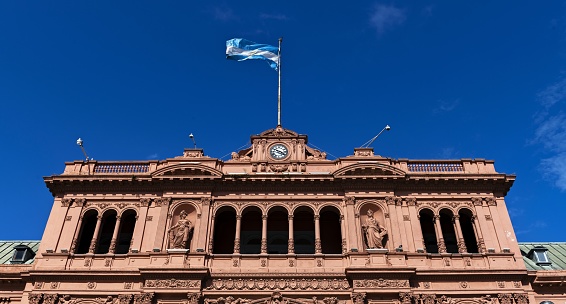 Buenos Aires, Argentina, October 30, 2019: La Casa Rosada (\