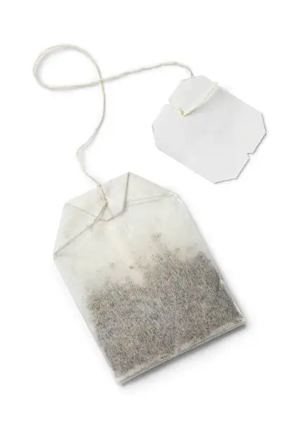 Photo of Paper tea bag with empty label