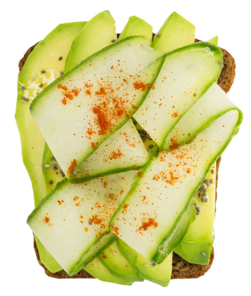istock toast with avocado with cucamber 1194846815