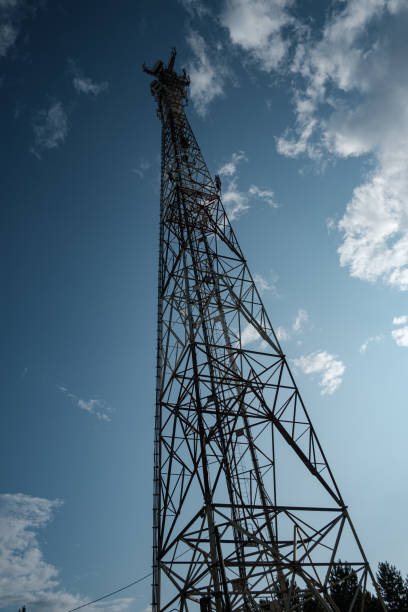 istock The tower of mobile communication antennas 1194847016