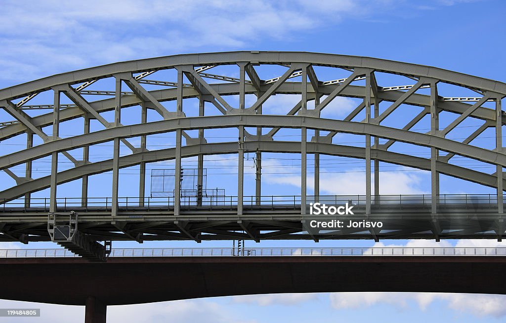 Railway Bridge in Stockholm  Arch - Architectural Feature Stock Photo