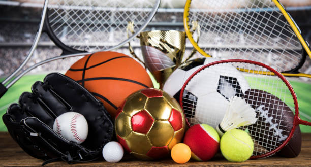 istock Sport equipment and balls 1194849915