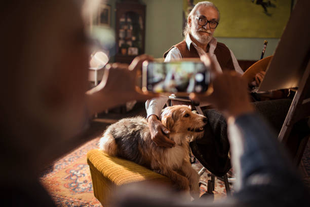 istock Senior Couple taking a Picture 1194851851