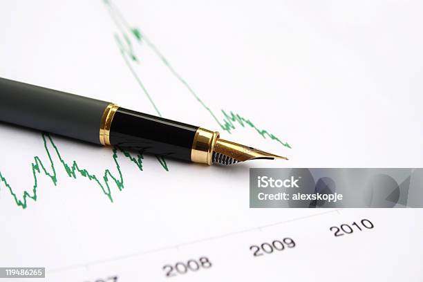 Charts Financieros Foto de stock y más banco de imágenes de 2010 - 2010, Finanzas domésticas, Informe