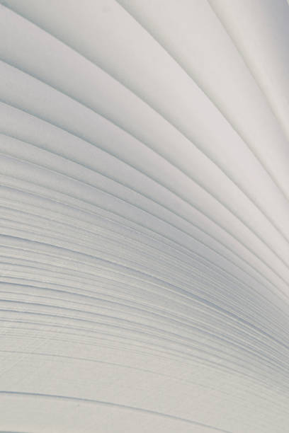 istock Blurred. A light background from the white pages of a white open book 1194867547