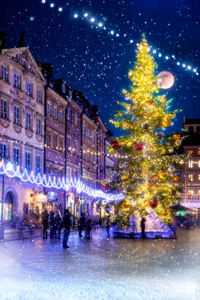 istock Christmas time in Warsaw, Poland 1194870159