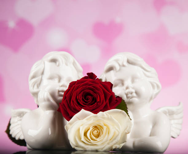 istock Angel, Happy Valentine's Day 1194873639
