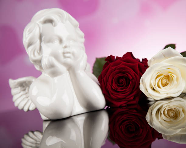 istock Angel, Happy Valentine's Day 1194874373