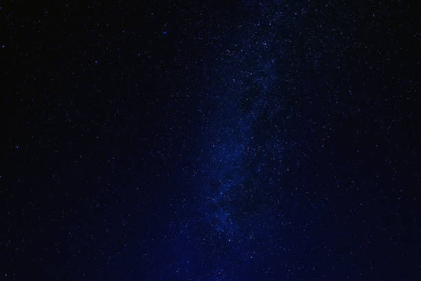 istock Dark starry sky with many stars, universe background 1194876260