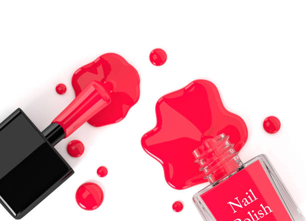 istock 3d render of poured nail polish over white 1194877737