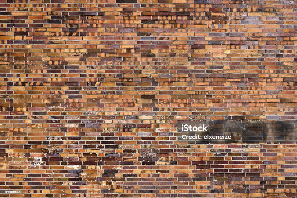 Красивая Старая Кирпичная стена - Стоковые фото Горизонтальный роялти-фри