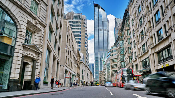 istock London Street. Business District. 1194881532