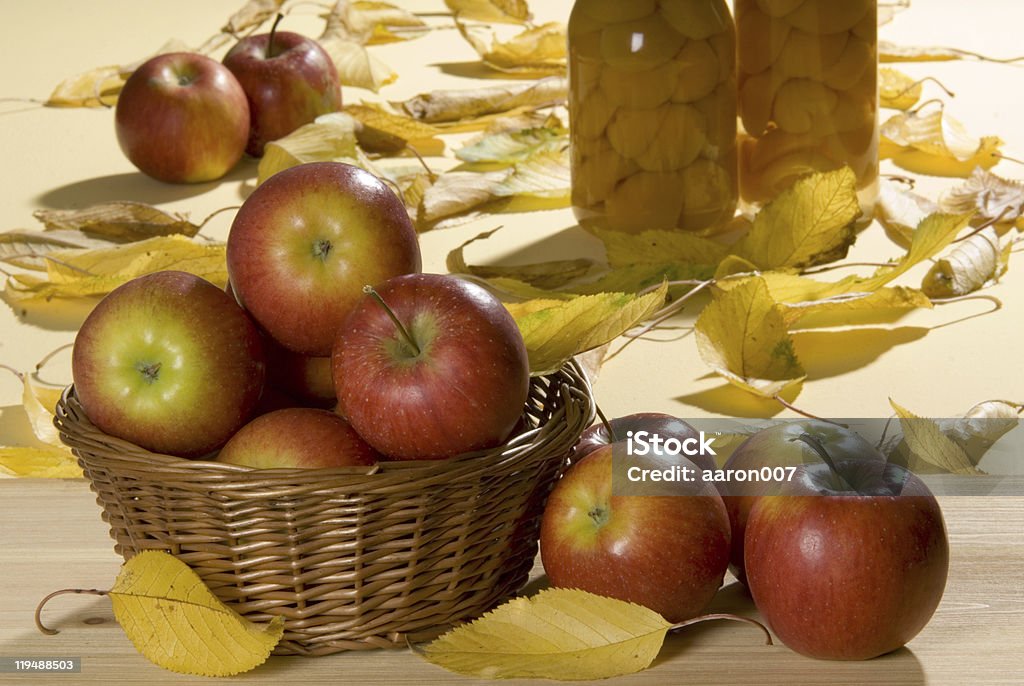 apples with fruit salad  Apple - Fruit Stock Photo