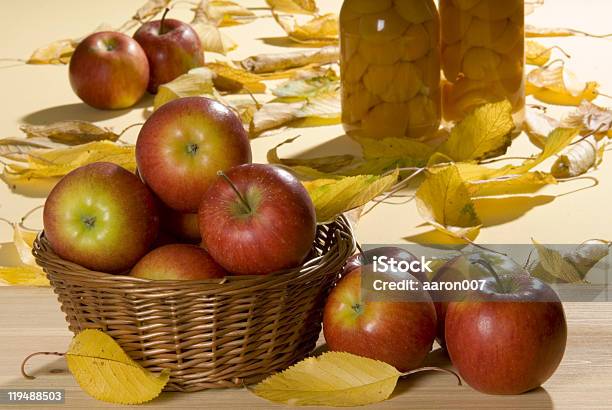 Apples With Fruit Salad Stock Photo - Download Image Now - Apple - Fruit, Apple Sauce, Autumn