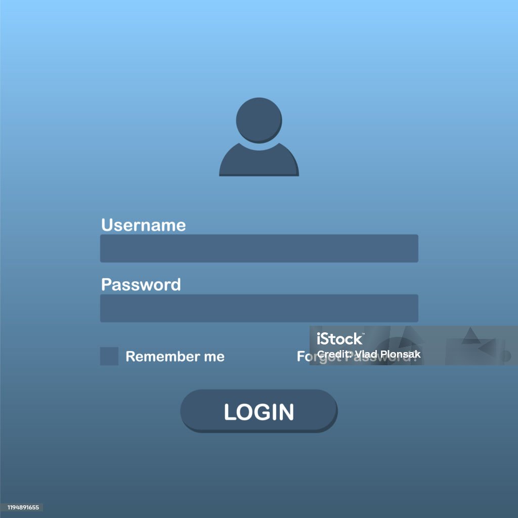 Login/username Example Username And Password For Login Interface Login Data For Authorization ...