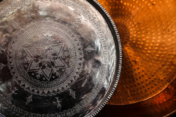 istock David's Star on an Hand Made Copper Tray 1194896245