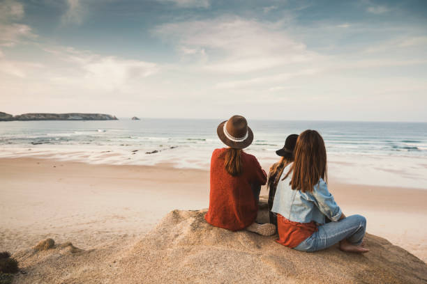 istock Girs enjoying  a day on the beach 1194897167