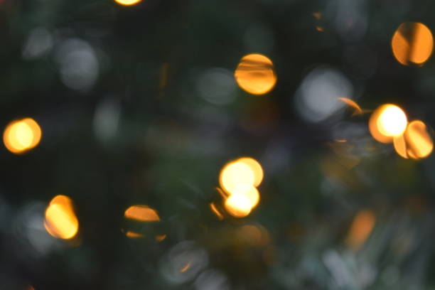 istock Christmas lights and garlands 1194905933