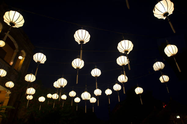 istock Nighttime lantern light, Hoi An, ancient coastal port, Central Vietnam 1194906218