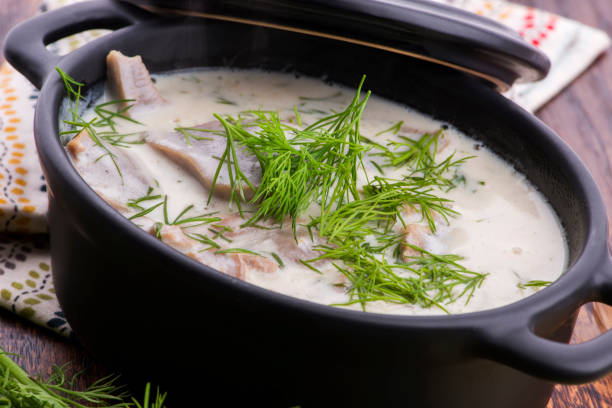 istock turkish traditional tripe soup; iskembe corbasi and offal soup 1194908357