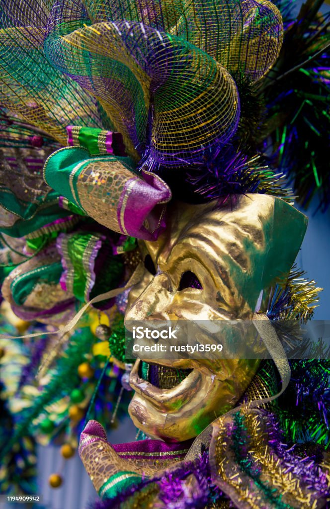 Mardi Gras Decorations In New Orleans Stock Photo - Download Image Now -  Mardi Gras, Mask - Disguise, Carnival - Celebration Event - iStock