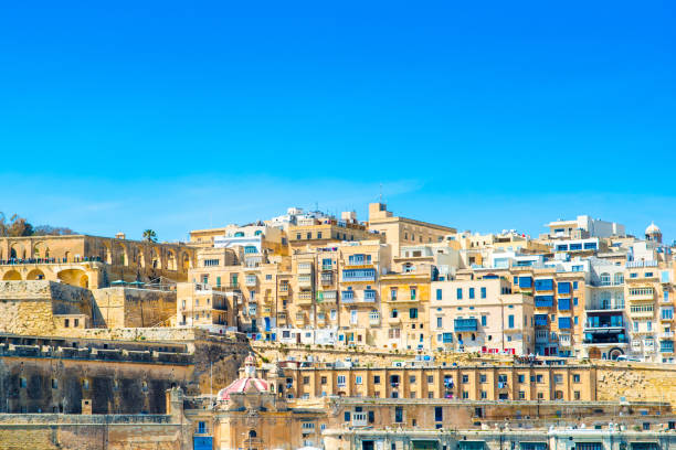istock Landscape of Valletta with old buildings 1194911348