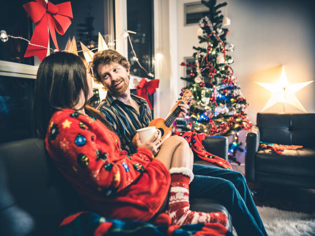 istock Christmas Holidays ukulele music 1194914641