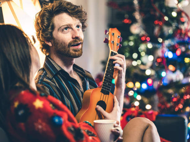 istock Christmas Holidays ukulele music 1194914812