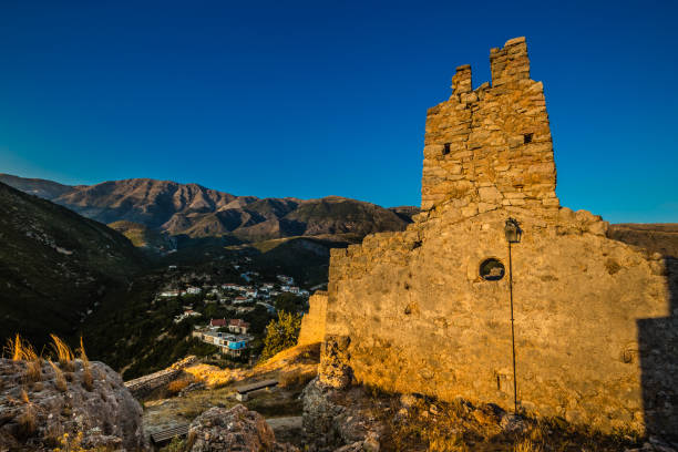 The Castle of Himara At Sunset - Vlore, Albania, Europe