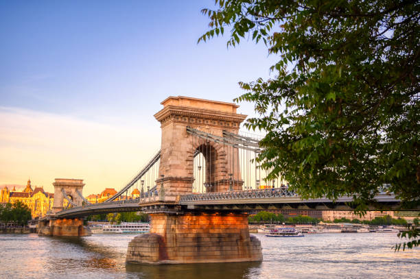 istock Chain Bridge in Budapest, Hungary 1194921493