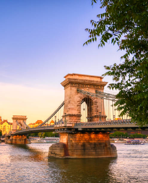 istock Chain Bridge in Budapest, Hungary 1194921523