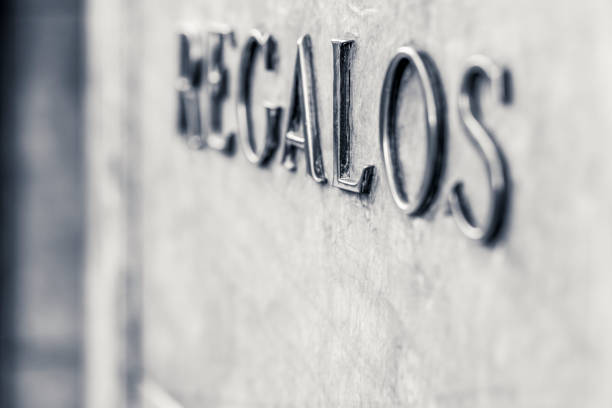 istock Letters on a wall creating the word gifts 1194923183