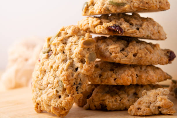 istock oatmeal cookies on a wooden table 1194923851