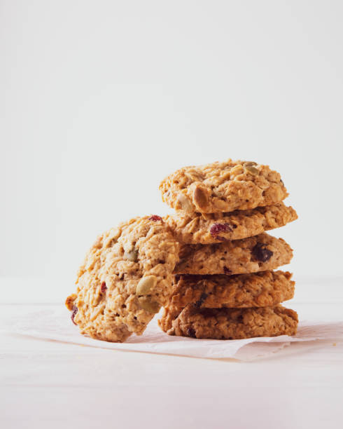 istock oatmeal cookies on white background 1194924001