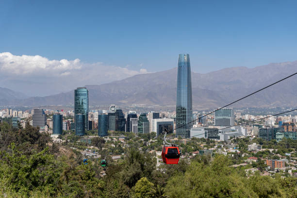 istock Santiago Financial District from San Cristobal Hill 1194924394