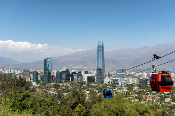 istock Santiago Financial District from San Cristobal Hill 1194924401
