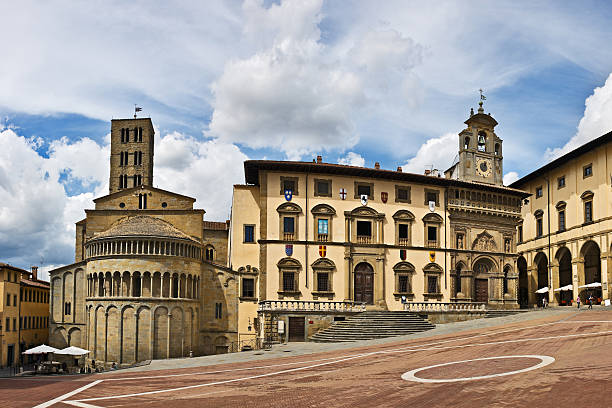 istock Piazza Grande square in Arezzo 119493810