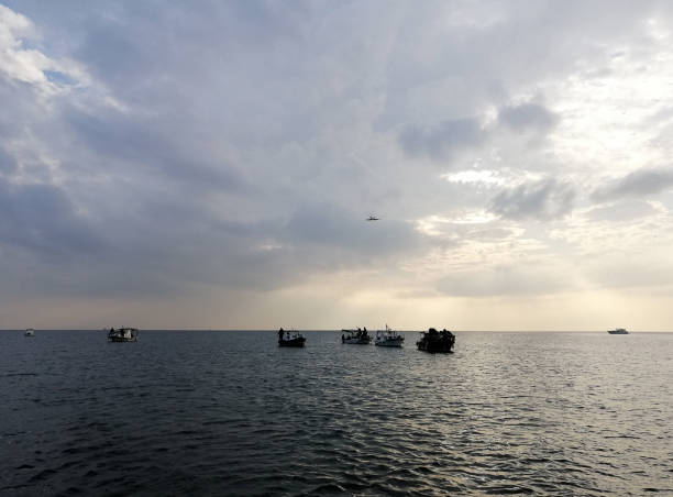 Marmara sea from Küçükçekmece florya coast