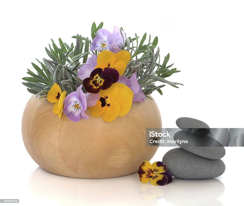 Kräuter und Blumen-Therapie - Lizenzfrei Alternative Behandlungsmethode Stock-Foto