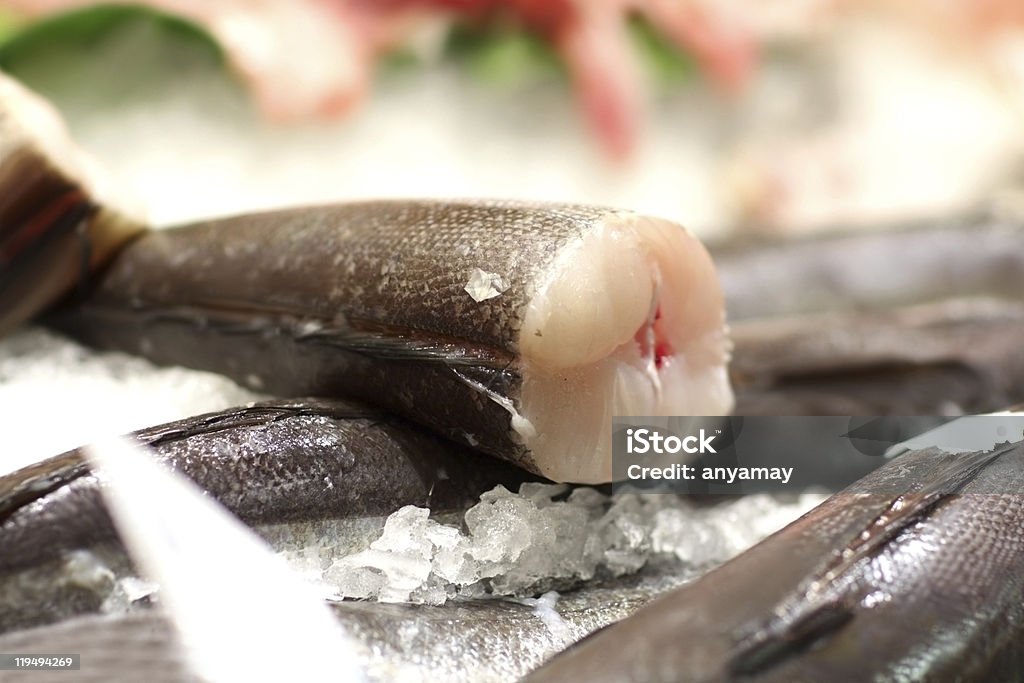 Corte de pescado - Foto de stock de Bacalao libre de derechos