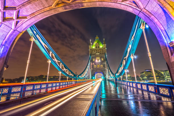 タワーブリッジ、ロンドン、英国。 - national landmark international landmark cityscape tower ストックフォトと画像