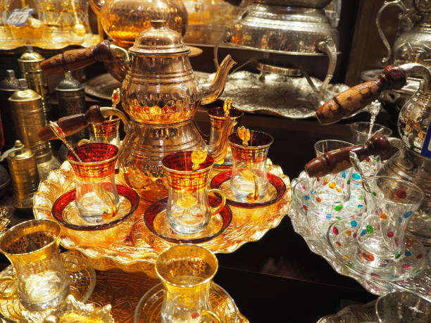 istock Teapot in Egyptian Bazaar in Istanbul 1194945150