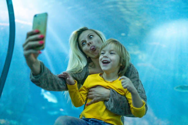 istock Funny mother with son 1194946102