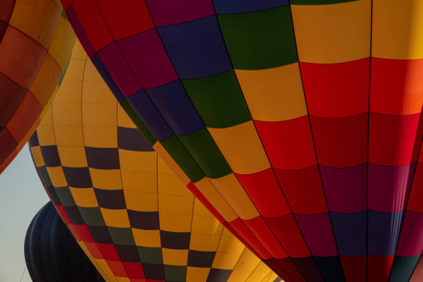 istock Brightly Colored Hot Air Balloons 1194948803