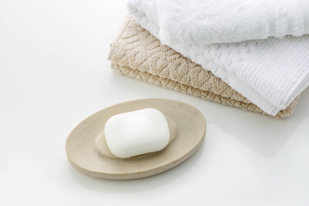 Clean and soft towels and soap