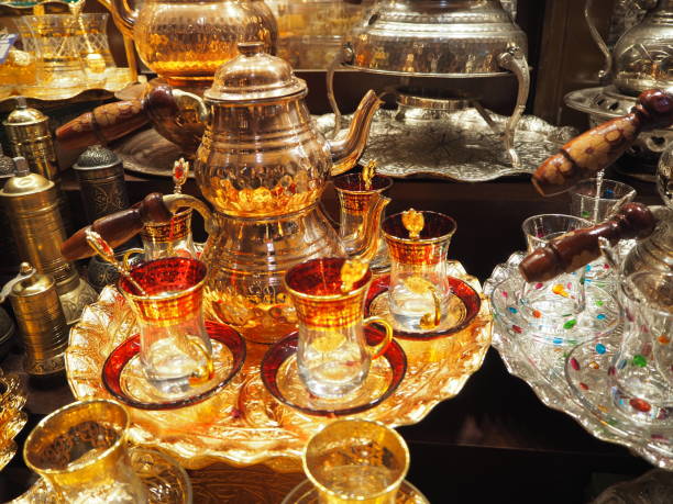 istock Teapot in Egyptian Bazaar in Istanbul 1194949789