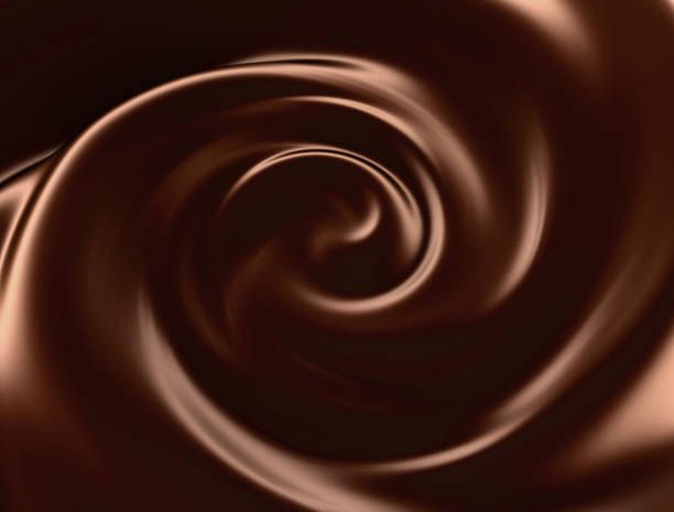 istock Chocolate swirl background 1194951415
