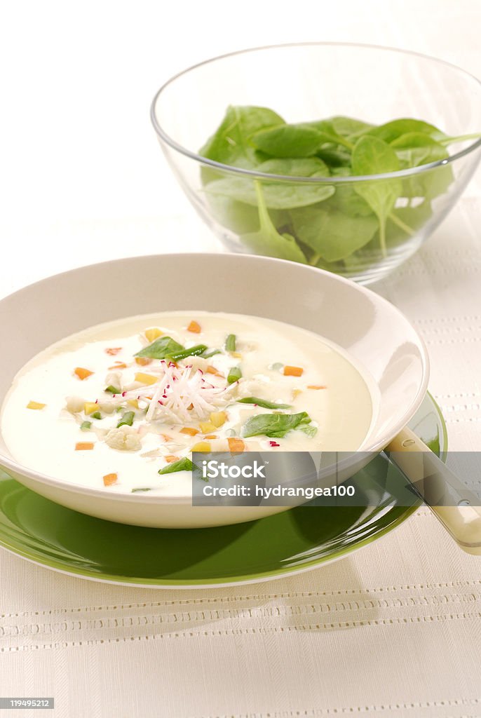 Sopa de verduras - Foto de stock de Aperitivo - Plato de comida libre de derechos