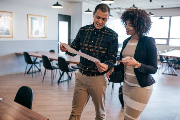istock Two business people in the office 1194956028