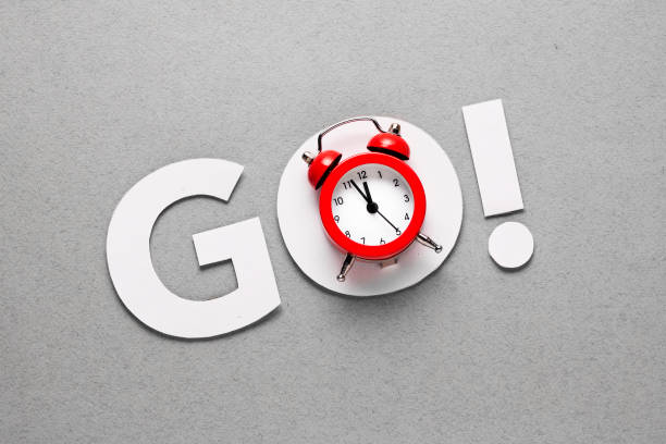 istock The word go with alarm clock in countdown concept 1194958507